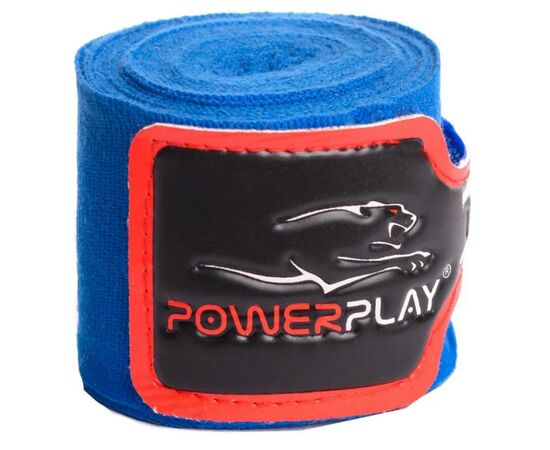 Бинт для спорта PowerPlay 3046 4 м Blue (PP_3046_4m_Blue), изображение 3 Бинт для спорта PowerPlay 3046 4 м Blue (PP_3046_4m_Blue), изображение 3
