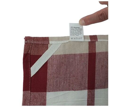 Рушник Kela кухонний набір Pasado, червоний, 65x45 см, 3 шт (15963) (00000018275), зображення 4