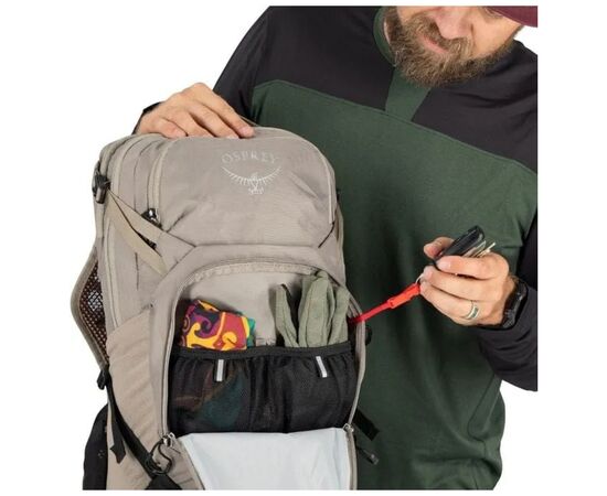 Рюкзак туристический Osprey Raptor 14 pediment grey - O/S - бежевий (009.4045), изображение 7 Рюкзак туристический Osprey Raptor 14 pediment grey - O/S - бежевий (009.4045), изображение 7