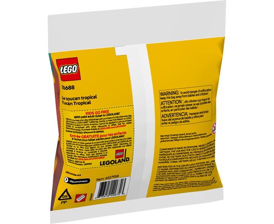 Конструктор LEGO Creator Тропічний тукан (30688), зображення 3 Конструктор LEGO Creator Тропічний тукан (30688), зображення 3