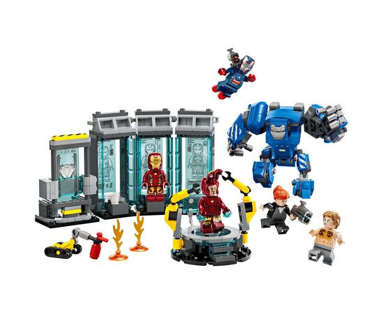 Конструктор LEGO Super Heroes Лаборатория Железного Человека: зал доспехов: зал доспехов (76315), изображение 2 Конструктор LEGO Super Heroes Лаборатория Железного Человека: зал доспехов: зал доспехов (76315), изображение 2