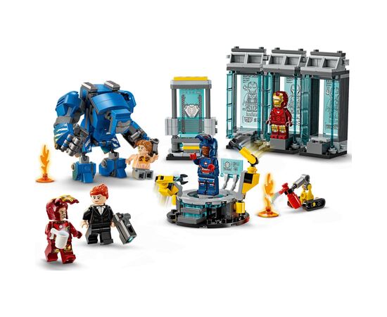 Конструктор LEGO Super Heroes Лаборатория Железного Человека: зал доспехов: зал доспехов (76315), изображение 3 Конструктор LEGO Super Heroes Лаборатория Железного Человека: зал доспехов: зал доспехов (76315), изображение 3