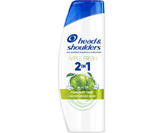 Шампунь Head & Shoulders 2 в 1 Против перхоти Яблочная свежесть 330 мл (8700216304689)