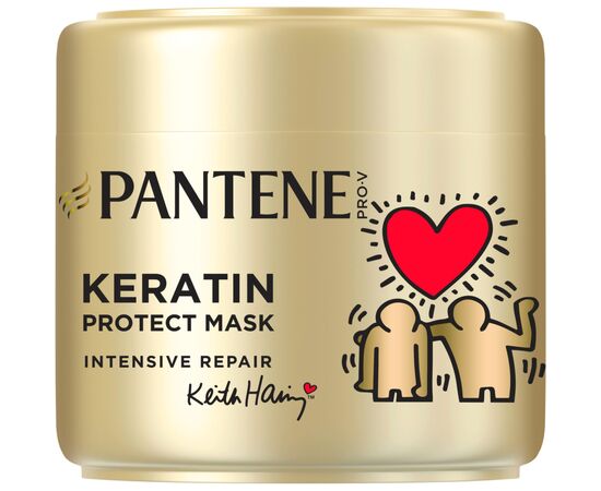 Маска для волосся Pantene Pro-V Keith Haring Artist Edition Інтенсивне відновлення з кератином 300 мл (8700216779180)