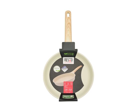 Сковорода Resto Ran біла 24 см (93809), зображення 8 Сковорода Resto Ran біла 24 см (93809), зображення 8