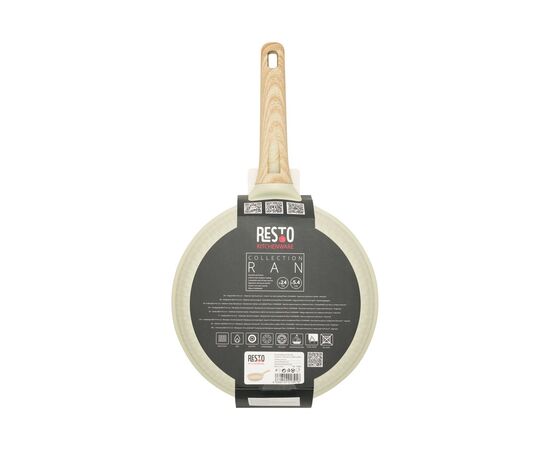 Сковорода Resto Ran біла 24 см (93809), зображення 9 Сковорода Resto Ran біла 24 см (93809), зображення 9