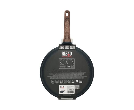Сковорода Resto Ran чорна 28 см (93911), зображення 9 Сковорода Resto Ran чорна 28 см (93911), зображення 9
