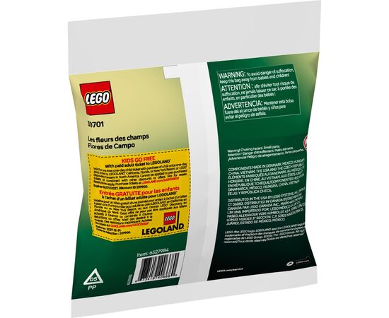 Конструктор LEGO Botanicals Польові квіти (30701), зображення 3 Конструктор LEGO Botanicals Польові квіти (30701), зображення 3