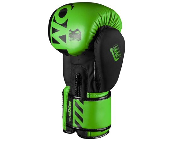 Боксерские перчатки Phantom APEX Neon Green 14 унцій (PHBG2883-14), изображение 4 Боксерские перчатки Phantom APEX Neon Green 14 унцій (PHBG2883-14), изображение 4