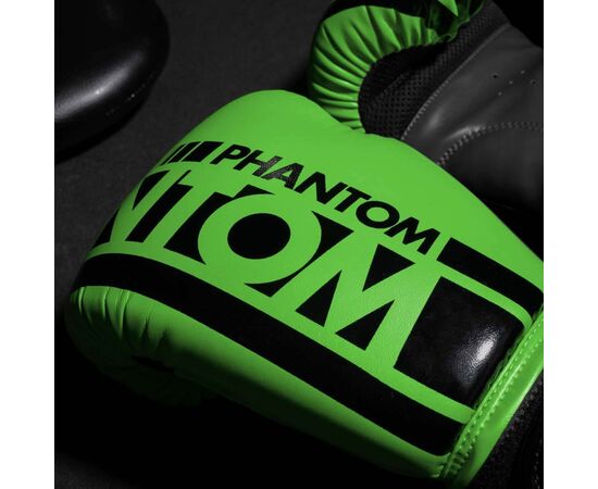 Боксерские перчатки Phantom APEX Neon Green 14 унцій (PHBG2883-14), изображение 5 Боксерские перчатки Phantom APEX Neon Green 14 унцій (PHBG2883-14), изображение 5