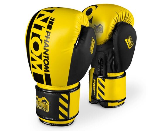 Боксерские перчатки Phantom APEX Neon Yellow 14 унцій (PHBG2885-14), изображение 2 Боксерские перчатки Phantom APEX Neon Yellow 14 унцій (PHBG2885-14), изображение 2