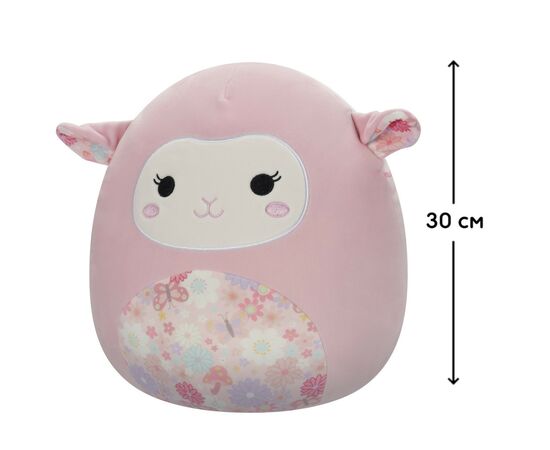 Мягкая игрушка Squishmallows Ягненок Лала 30 см (SQCR05611), изображение 2 Мягкая игрушка Squishmallows Ягненок Лала 30 см (SQCR05611), изображение 2