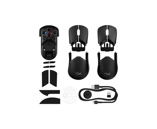 Мышка HyperX Pulsefire Saga Pro Wireless/Bluetooth Black (A2PB2AA), изображение 9 Мышка HyperX Pulsefire Saga Pro Wireless/Bluetooth Black (A2PB2AA), изображение 9