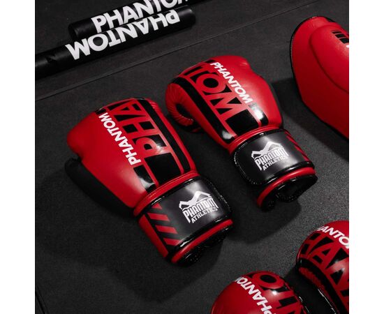 Боксерские перчатки Phantom APEX Red 12 унцій (PHBG2729-12), изображение 8 Боксерские перчатки Phantom APEX Red 12 унцій (PHBG2729-12), изображение 8