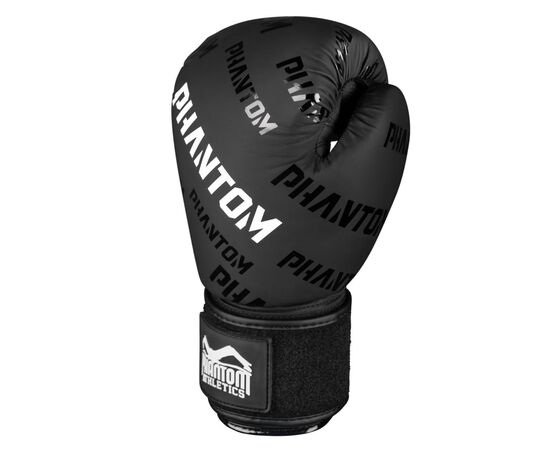 Боксерские перчатки Phantom APEX Velcro Black 12 унцій (PHBG2368-12), изображение 3 Боксерские перчатки Phantom APEX Velcro Black 12 унцій (PHBG2368-12), изображение 3