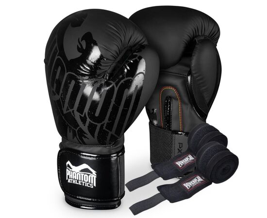 Боксерские перчатки Phantom Germany Eagle Black 14 унцій (PHBG2323-14)