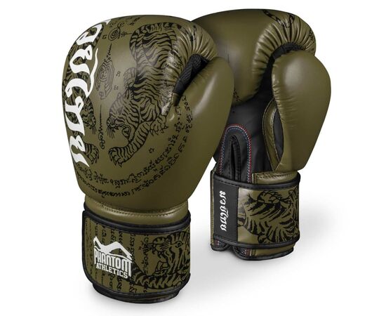 Боксерські рукавички Phantom Muay Thai Army 12 унцій (PHBG2612-12), зображення 2