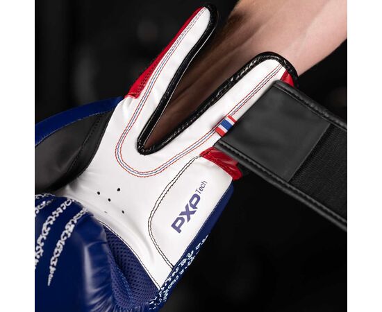 Боксерские перчатки Phantom Muay Thai Blue 10 унцій (PHBG2496-10), изображение 7