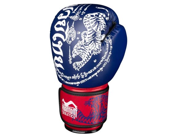 Боксерські рукавички Phantom Muay Thai Blue 12 унцій (PHBG2496-12), зображення 2 Боксерські рукавички Phantom Muay Thai Blue 12 унцій (PHBG2496-12), зображення 2