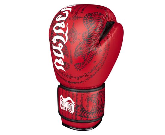 Боксерские перчатки Phantom Muay Thai Red 12 унцій (PHBG2505-12), изображение 2 Боксерские перчатки Phantom Muay Thai Red 12 унцій (PHBG2505-12), изображение 2