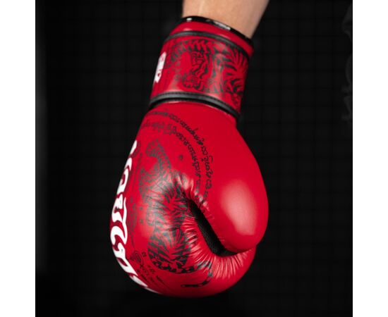 Боксерские перчатки Phantom Muay Thai Red 12 унцій (PHBG2505-12), изображение 7 Боксерские перчатки Phantom Muay Thai Red 12 унцій (PHBG2505-12), изображение 7