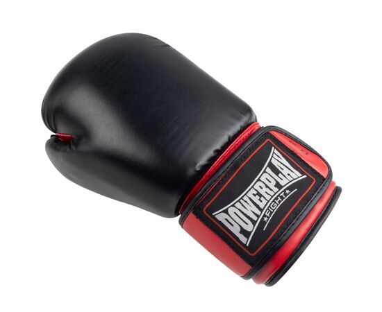 Боксерские перчатки PowerPlay 3004 Classic Чорно-Червоні 12 унцій (PP_3004_12oz_Bl/Red), изображение 4 Боксерские перчатки PowerPlay 3004 Classic Чорно-Червоні 12 унцій (PP_3004_12oz_Bl/Red), изображение 4