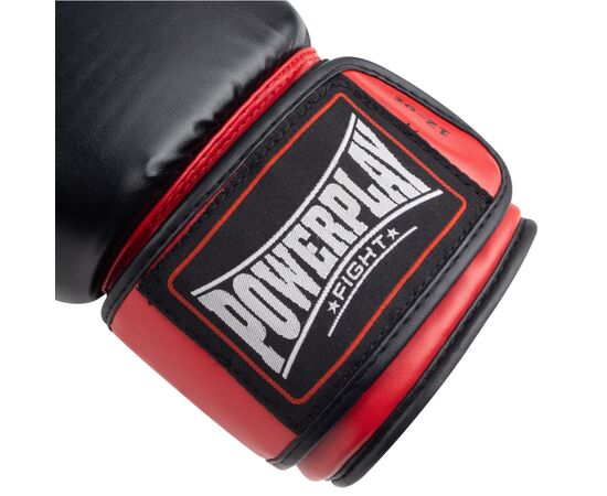 Боксерские перчатки PowerPlay 3004 Classic Чорно-Червоні 16 унцій (PP_3004_16oz_Bl/Red), изображение 7 Боксерские перчатки PowerPlay 3004 Classic Чорно-Червоні 16 унцій (PP_3004_16oz_Bl/Red), изображение 7