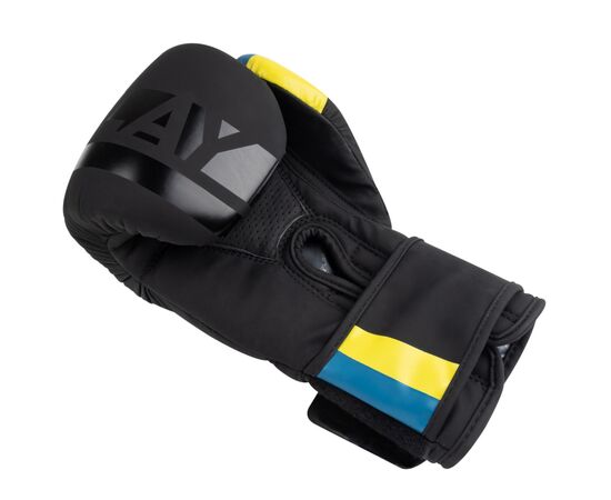 Боксерські рукавички PowerPlay 3021 Ukraine Чорні 14 унцій (PP_3021_14oz_Black), зображення 5 Боксерські рукавички PowerPlay 3021 Ukraine Чорні 14 унцій (PP_3021_14oz_Black), зображення 5