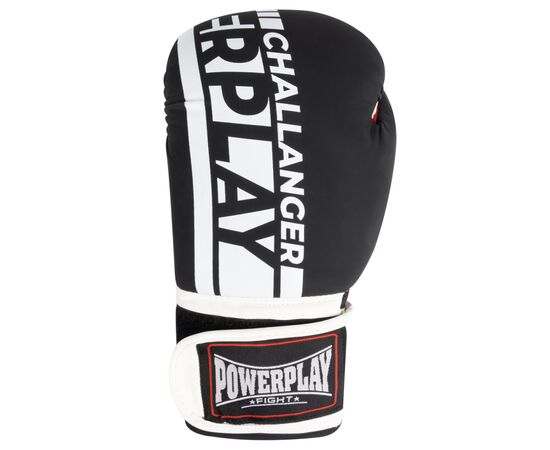 Боксерские перчатки PowerPlay 3086 Matt Challenger Чорно-Білі 12 унцій (PP_3086_12oz_Bl/White), изображение 2 Боксерские перчатки PowerPlay 3086 Matt Challenger Чорно-Білі 12 унцій (PP_3086_12oz_Bl/White), изображение 2