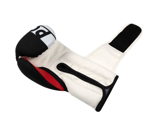 Боксерские перчатки PowerPlay 3086 Matt Challenger Чорно-Білі 14 унцій (PP_3086_14oz_Bl/White), изображение 6