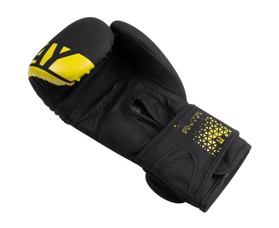 Боксерские перчатки PowerPlay 3086 Matt Challenger Чорно-Жовті 12 унцій (PP_3086_12oz_Bl/Yellow), изображение 5