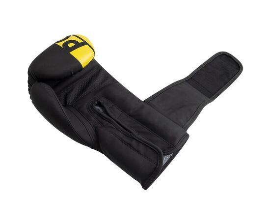 Боксерские перчатки PowerPlay 3086 Matt Challenger Чорно-Жовті 16 унцій (PP_3086_16oz_Bl/Yellow), изображение 6 Боксерские перчатки PowerPlay 3086 Matt Challenger Чорно-Жовті 16 унцій (PP_3086_16oz_Bl/Yellow), изображение 6