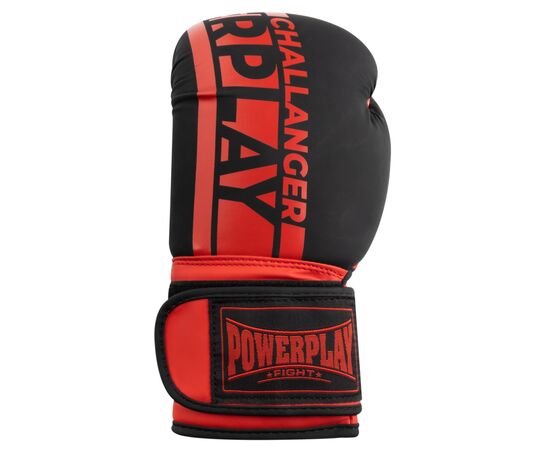 Боксерские перчатки PowerPlay 3086 Matt Challenger Чорно-Червоні 14 унцій (PP_3086_14oz_Bl/Red), изображение 2 Боксерские перчатки PowerPlay 3086 Matt Challenger Чорно-Червоні 14 унцій (PP_3086_14oz_Bl/Red), изображение 2