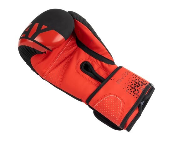 Боксерские перчатки PowerPlay 3086 Matt Challenger Чорно-Червоні 14 унцій (PP_3086_14oz_Bl/Red), изображение 5 Боксерские перчатки PowerPlay 3086 Matt Challenger Чорно-Червоні 14 унцій (PP_3086_14oz_Bl/Red), изображение 5