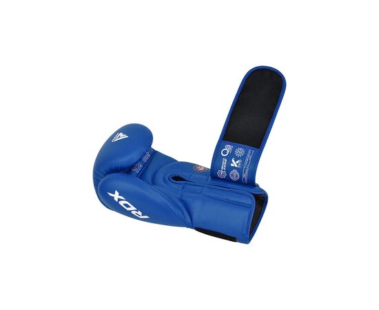 Боксерські рукавички RDX AS2 Blue 12 унцій (BGR-AS2U-12OZ), зображення 6 Боксерські рукавички RDX AS2 Blue 12 унцій (BGR-AS2U-12OZ), зображення 6