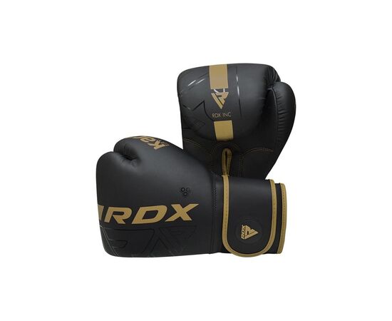 Боксерські рукавички RDX F6 Kara Matte Golden 8 унцій (BGR-F6MGL-8OZ), зображення 4 Боксерські рукавички RDX F6 Kara Matte Golden 8 унцій (BGR-F6MGL-8OZ), зображення 4