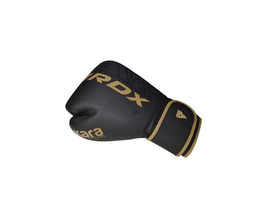 Боксерські рукавички RDX F6 Kara Matte Golden 8 унцій (BGR-F6MGL-8OZ), зображення 5 Боксерські рукавички RDX F6 Kara Matte Golden 8 унцій (BGR-F6MGL-8OZ), зображення 5