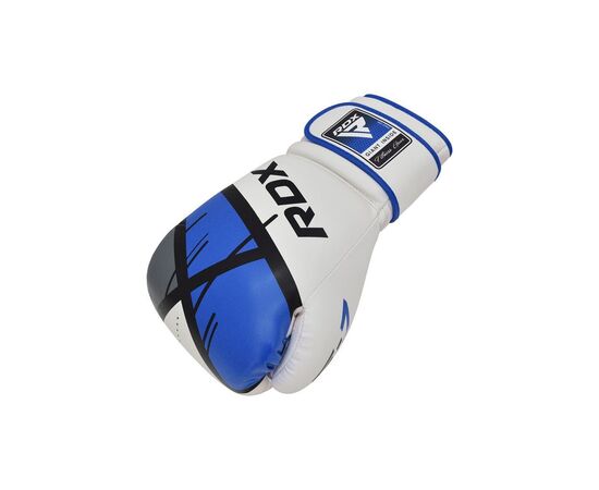 Боксерские перчатки RDX F7 Ego Blue 14 унцій (BGR-F7U-14oz), изображение 4 Боксерские перчатки RDX F7 Ego Blue 14 унцій (BGR-F7U-14oz), изображение 4
