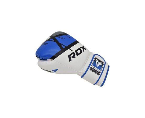 Боксерские перчатки RDX F7 Ego Blue 14 унцій (BGR-F7U-14oz), изображение 5 Боксерские перчатки RDX F7 Ego Blue 14 унцій (BGR-F7U-14oz), изображение 5