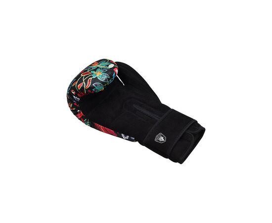 Боксерські рукавички RDX FL-3 Floral Black 12 унцій (BGR-FL3-12OZ), зображення 4 Боксерські рукавички RDX FL-3 Floral Black 12 унцій (BGR-FL3-12OZ), зображення 4