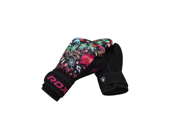 Боксерські рукавички RDX FL-3 Floral Black 12 унцій (BGR-FL3-12OZ), зображення 8 Боксерські рукавички RDX FL-3 Floral Black 12 унцій (BGR-FL3-12OZ), зображення 8