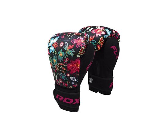 Боксерские перчатки RDX FL-3 Floral Black 8 унцій (BGR-FL3-8OZ), изображение 3