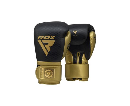 Боксерские перчатки RDX Mark Pro Sparring TRI Lira 2 Golden 12 унцій (BGM-PSTL2G-12OZ), изображение 2 Боксерские перчатки RDX Mark Pro Sparring TRI Lira 2 Golden 12 унцій (BGM-PSTL2G-12OZ), изображение 2