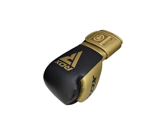 Боксерские перчатки RDX Mark Pro Sparring TRI Lira 2 Golden 12 унцій (BGM-PSTL2G-12OZ), изображение 3 Боксерские перчатки RDX Mark Pro Sparring TRI Lira 2 Golden 12 унцій (BGM-PSTL2G-12OZ), изображение 3