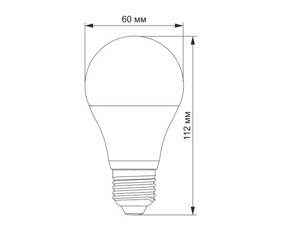 Лампочка Videx LED A60h 8.8W E27 4100K (VL-A60h-88274), изображение 2 Лампочка Videx LED A60h 8.8W E27 4100K (VL-A60h-88274), изображение 2