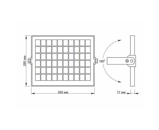 Прожектор Videx VLE-FSO-205-S, изображение 5