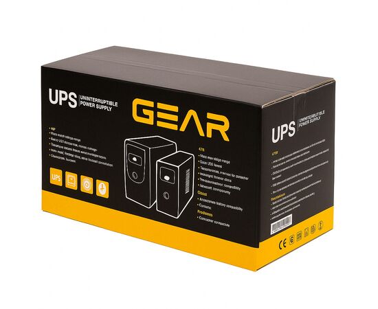 Источник бесперебойного питания GEAR GU-2000PLCD, изображение 3 Источник бесперебойного питания GEAR GU-2000PLCD, изображение 3
