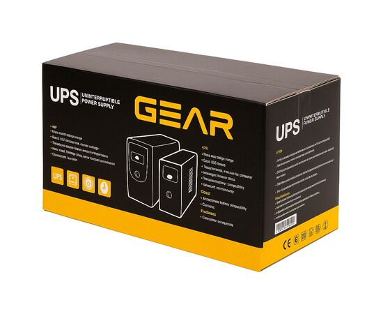 Источник бесперебойного питания GEAR GU-2000MLCD, изображение 3