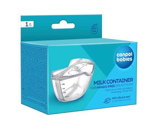 Контейнер для хранения грудного молока Canpol babies к молокоотсосу «Свободные руки» (20/104), изображение 4 Контейнер для хранения грудного молока Canpol babies к молокоотсосу «Свободные руки» (20/104), изображение 4