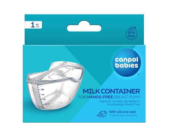 Контейнер для хранения грудного молока Canpol babies к молокоотсосу «Свободные руки» (20/104), изображение 5 Контейнер для хранения грудного молока Canpol babies к молокоотсосу «Свободные руки» (20/104), изображение 5